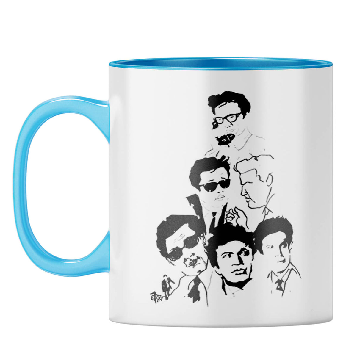 Uttam Kumar Coffee Mug Light Blue