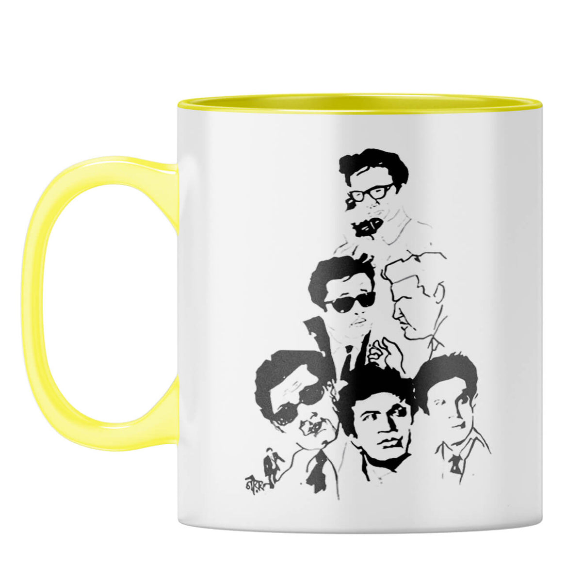 Uttam Kumar Coffee Mug Yellow