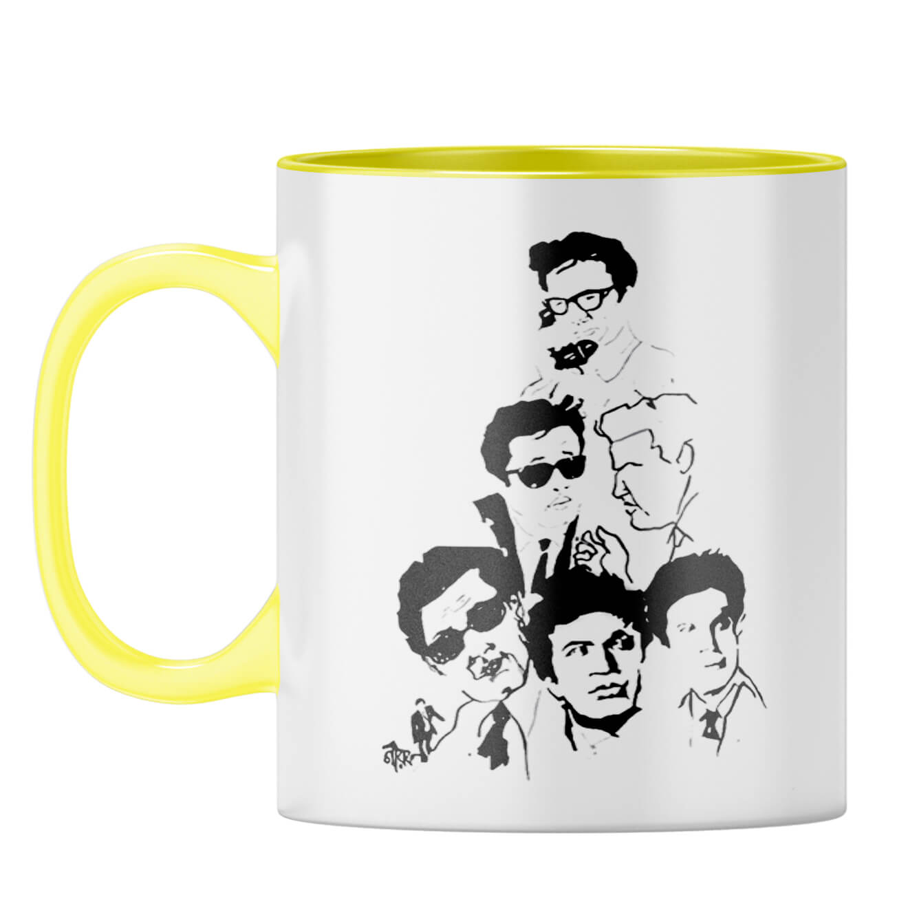 Uttam Kumar Coffee Mug Yellow
