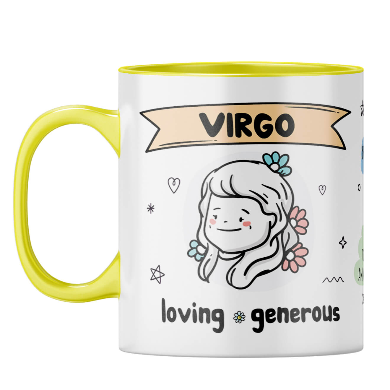 Virgo Coffee Mug Yellow