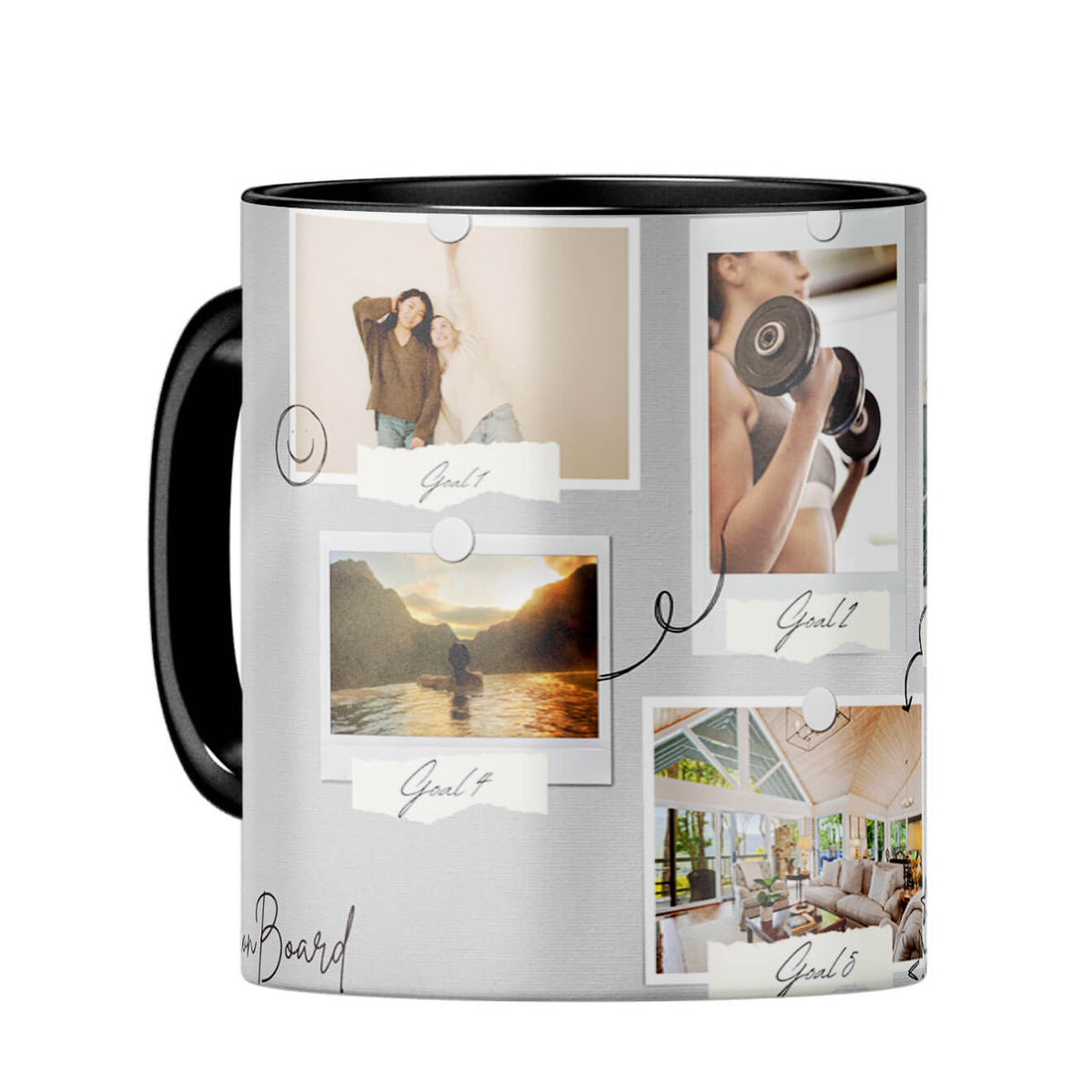 Vision Board Coffee Mug Black