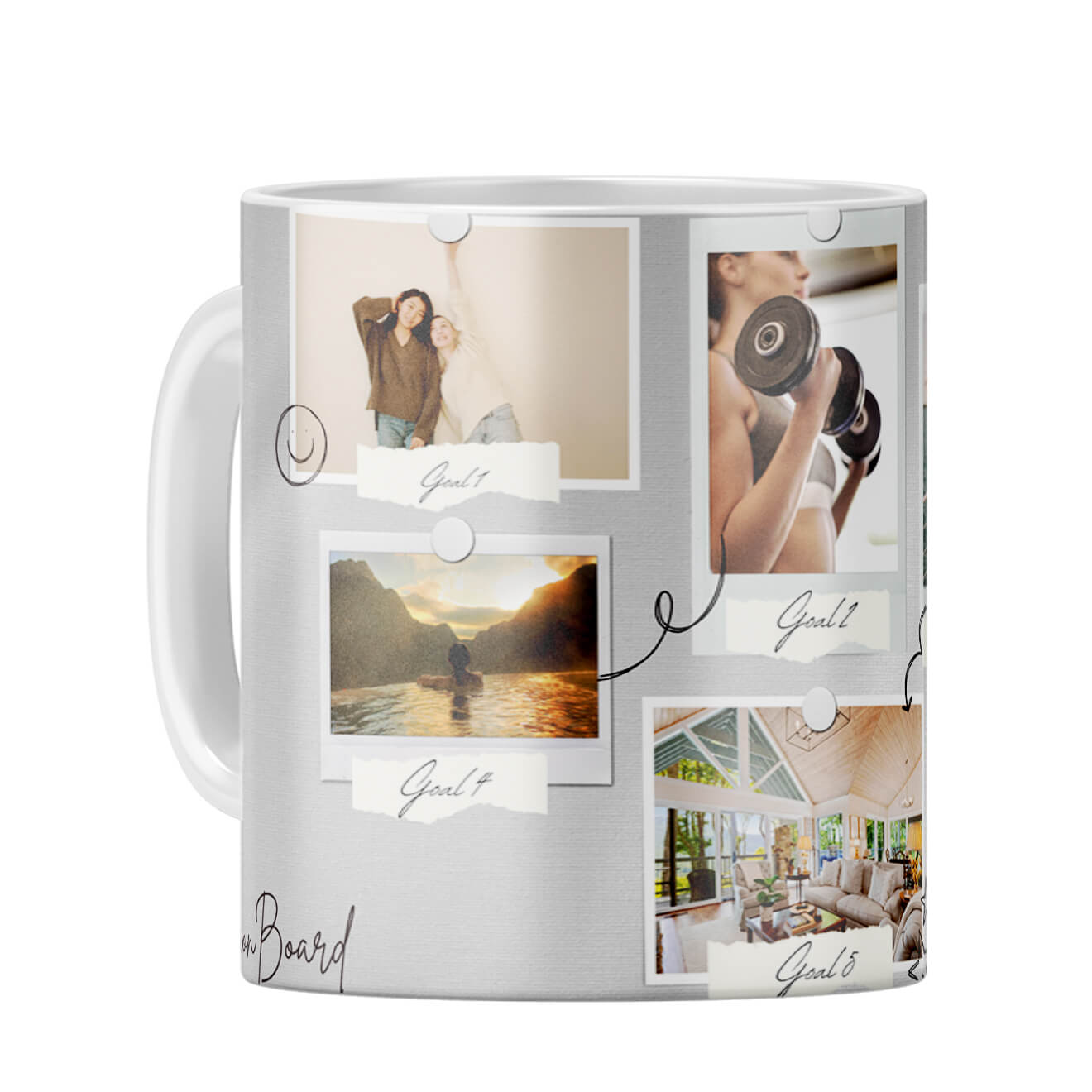 Vision Board Coffee Mug White