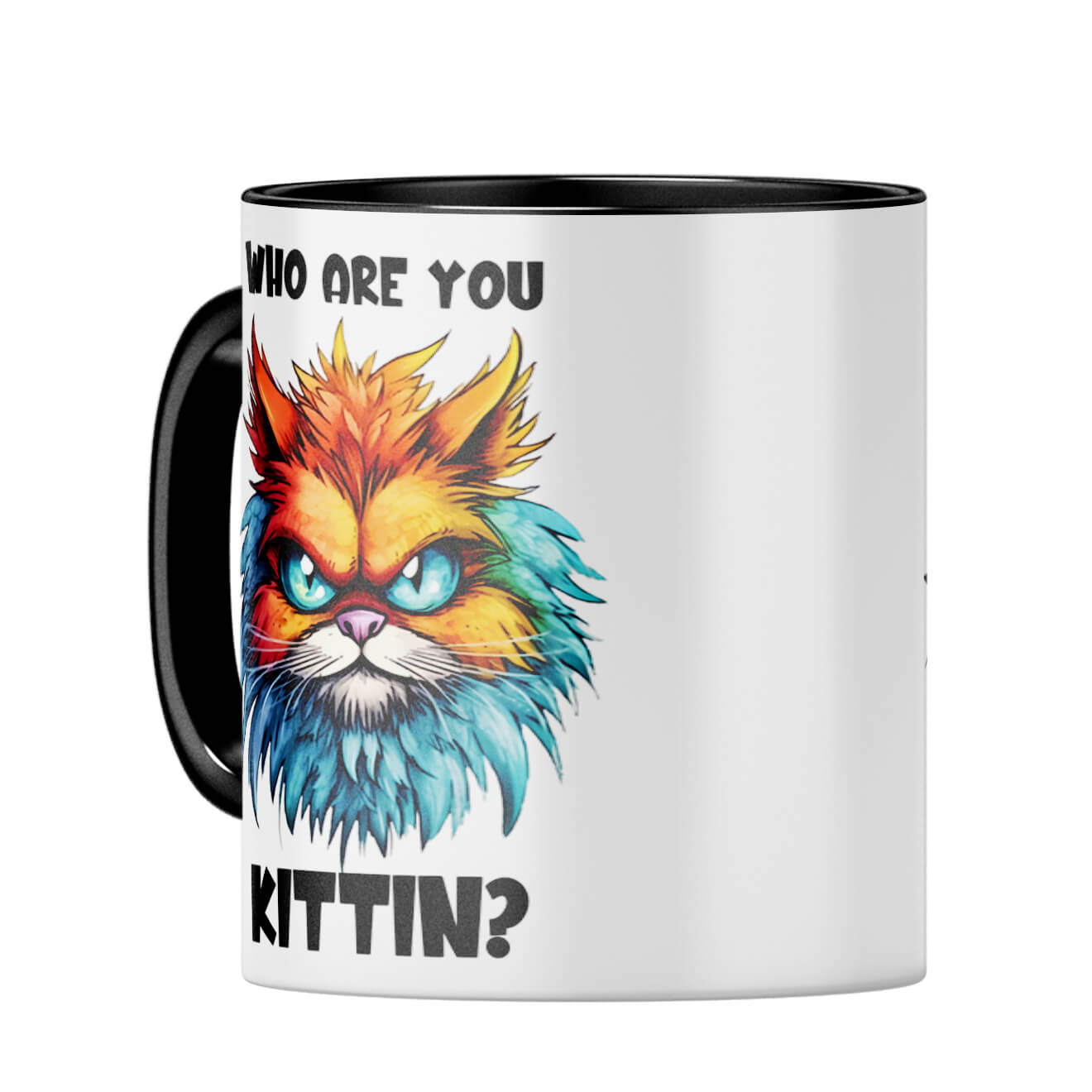 Who Are You Kittin Coffee Mug