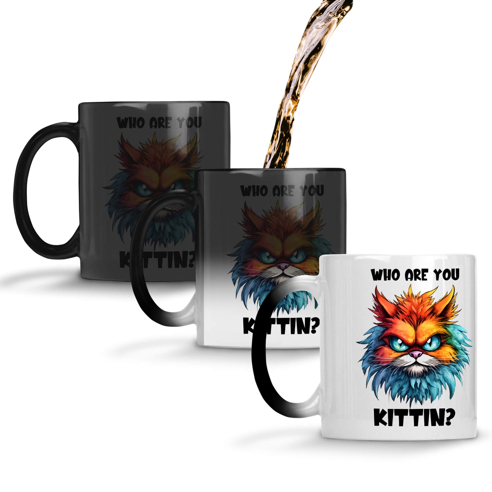 Who Are You Kittin Coffee Mug Magic