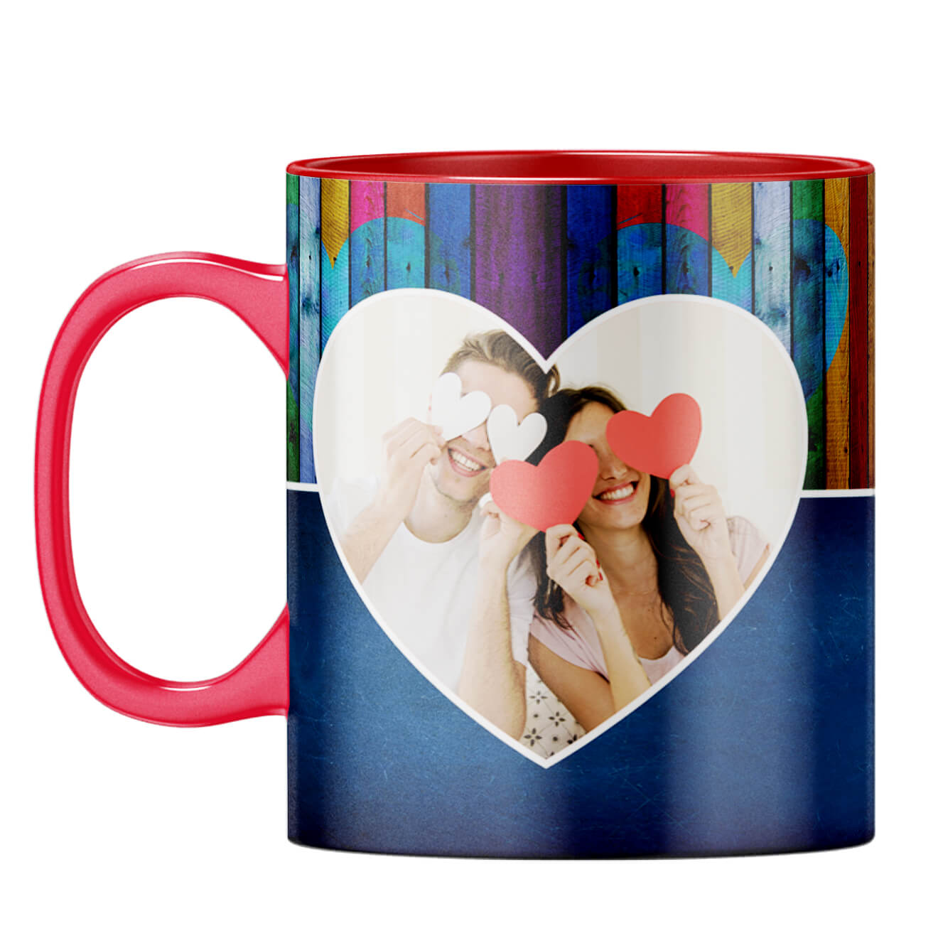 Woody Heart Photo Coffee Mug