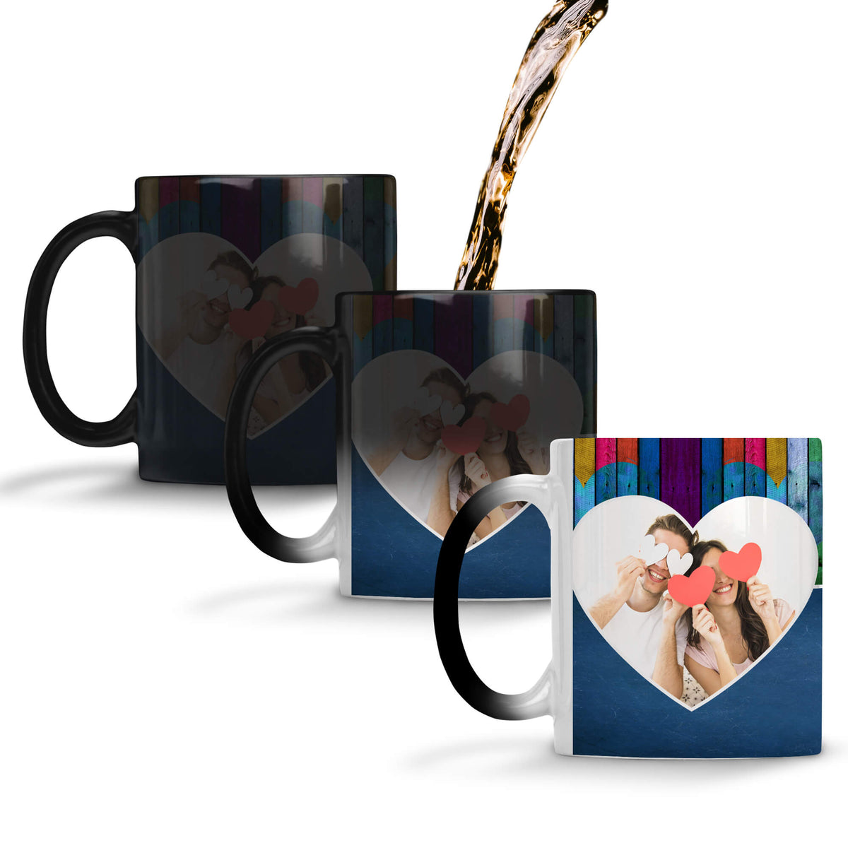 Woody Heart Photo Coffee Mug Magic