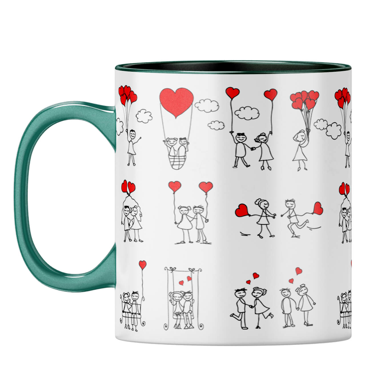 You are my sweetie Coffee Mug Dark Green