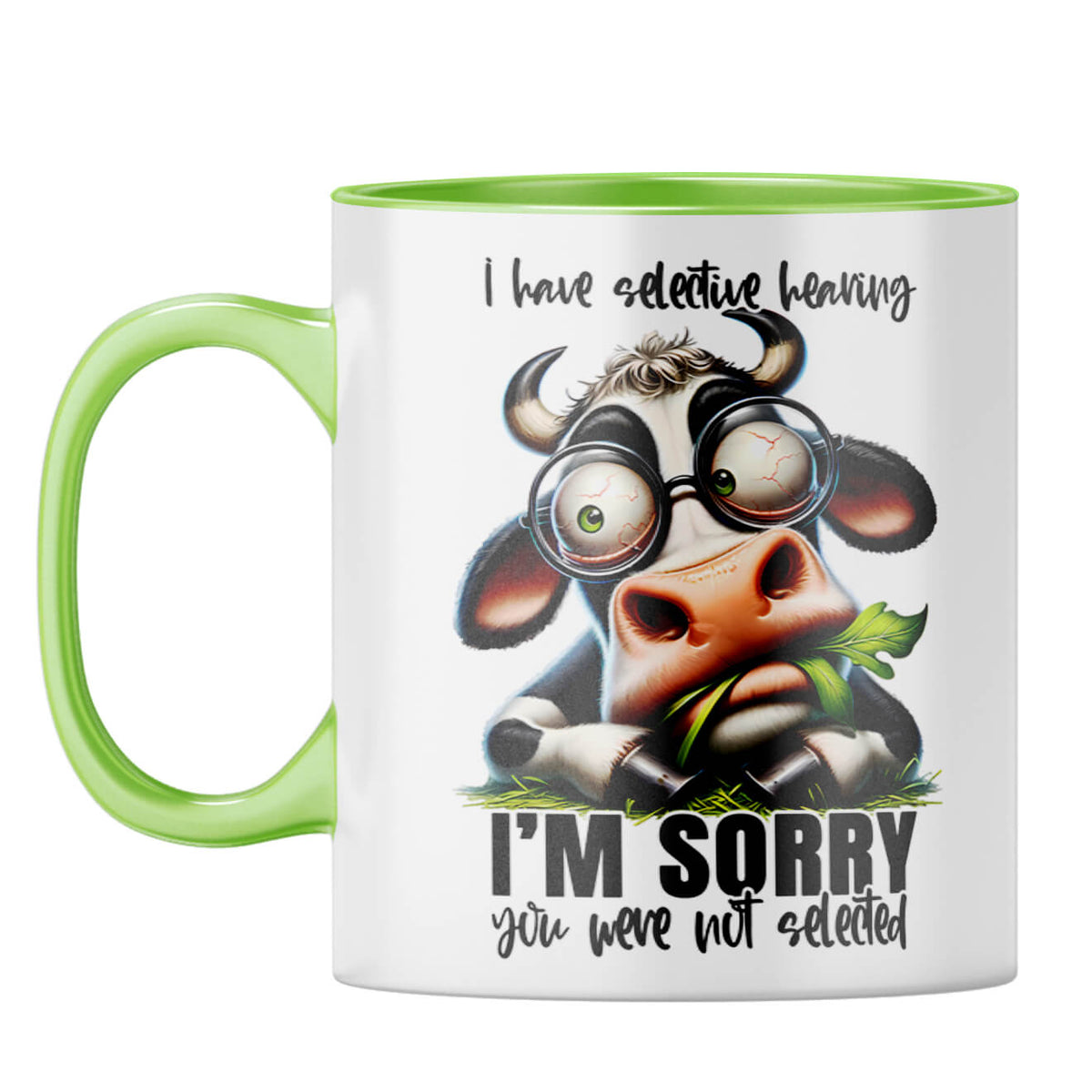 You were not selected Coffee Mug Light Green