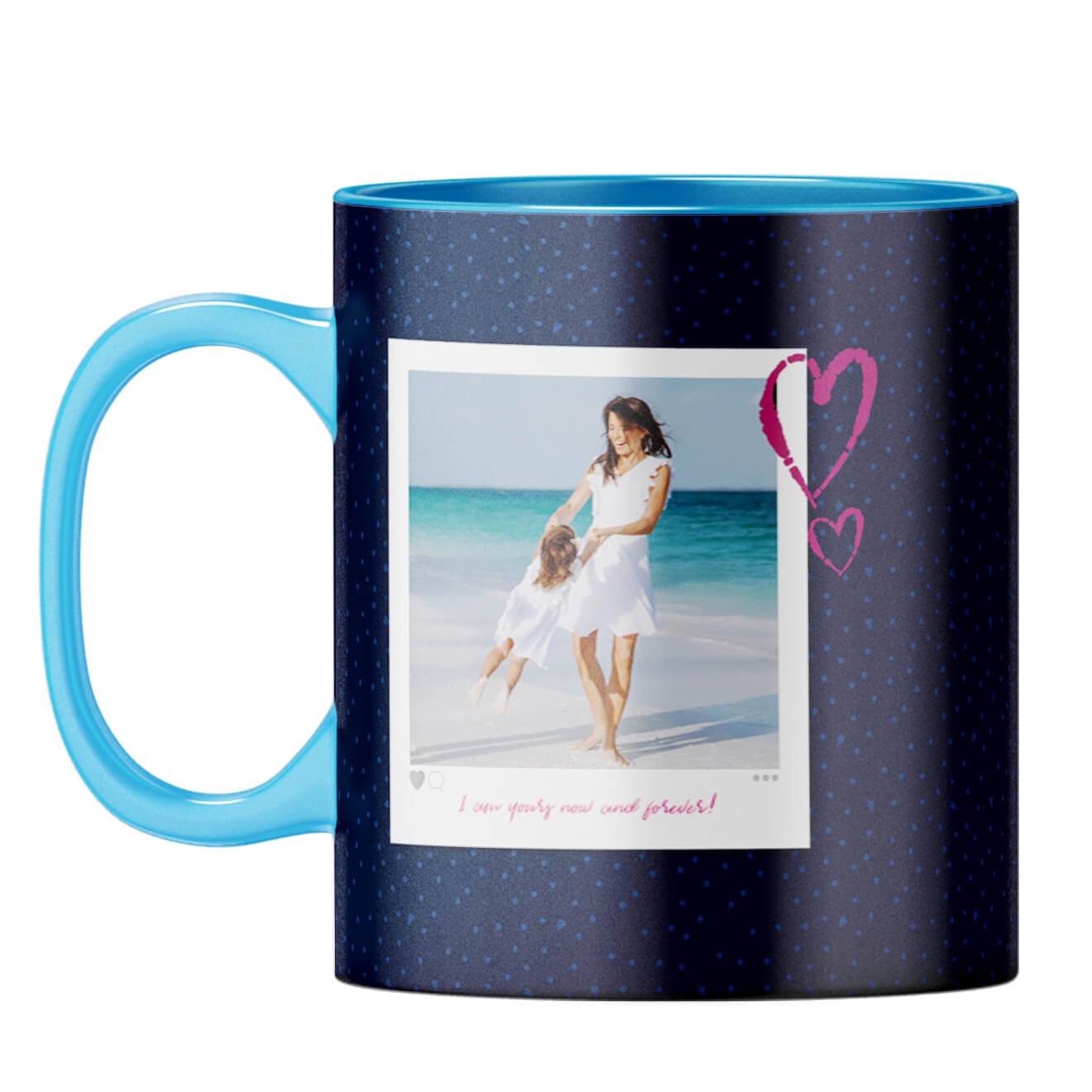 Yours Forever Coffee Mug Light Blue