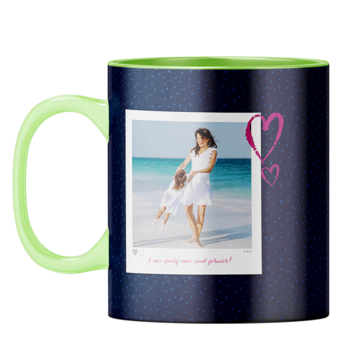 Yours Forever Coffee Mug Light Green