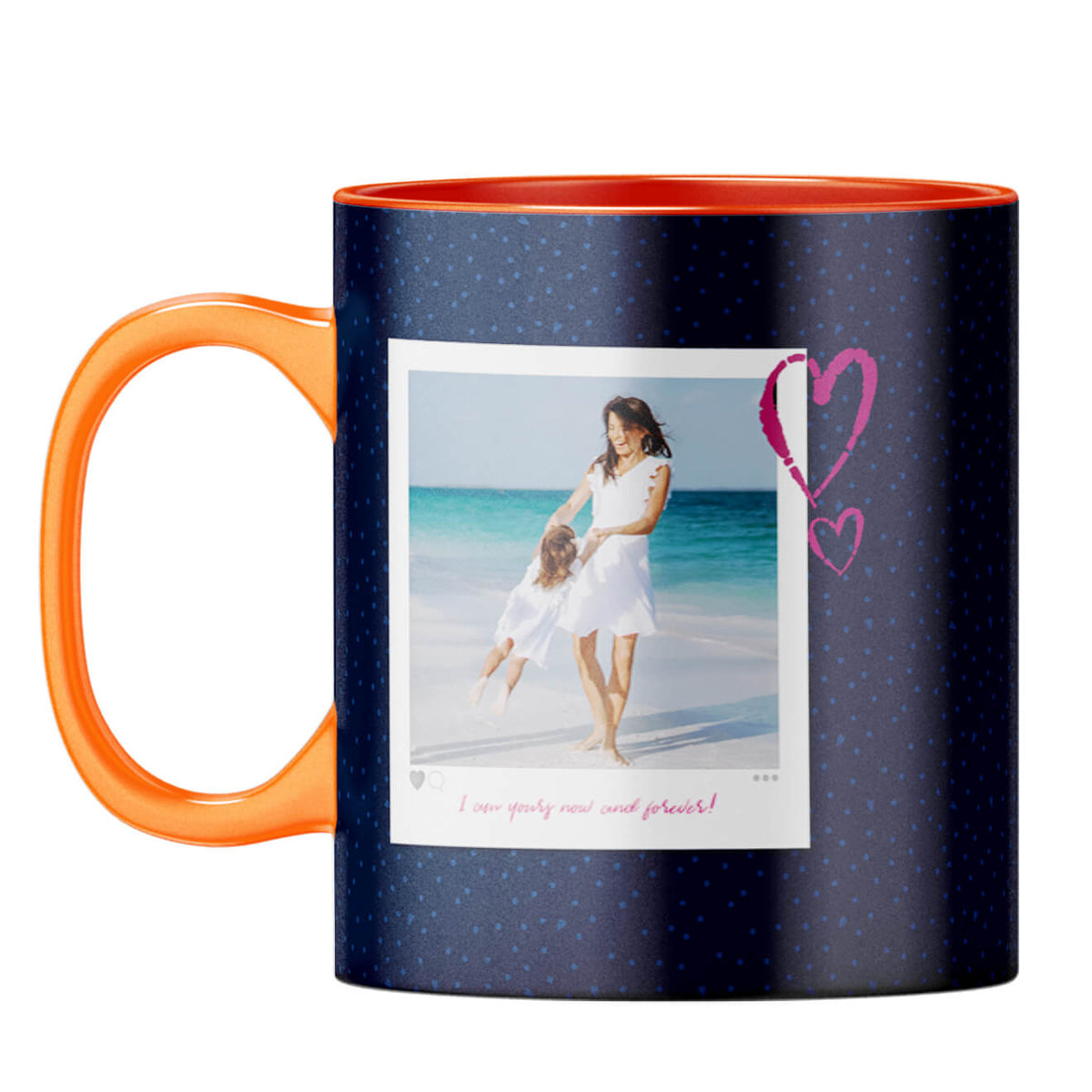 Yours Forever Coffee Mug Orange