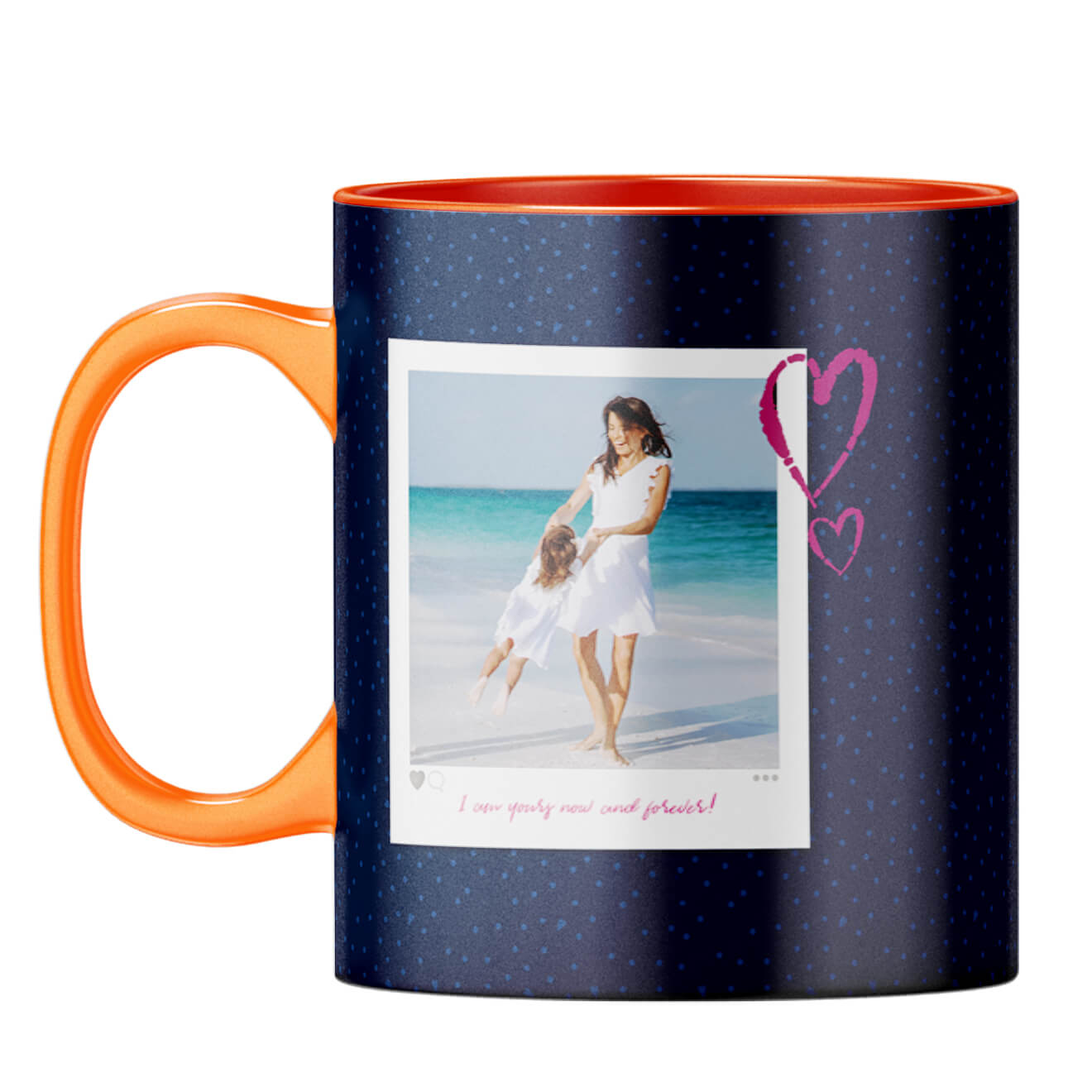Yours Forever Coffee Mug Orange