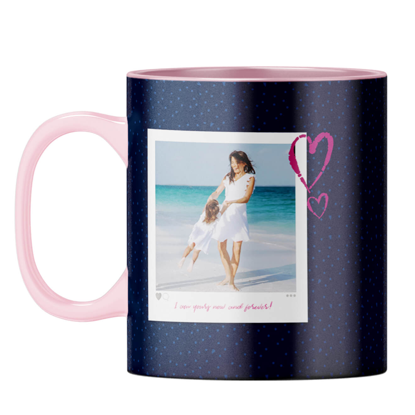 Yours Forever Coffee Mug Pink