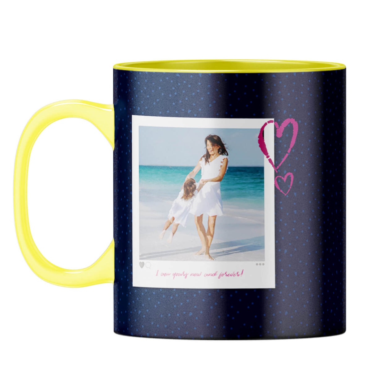 Yours Forever Coffee Mug Yellow