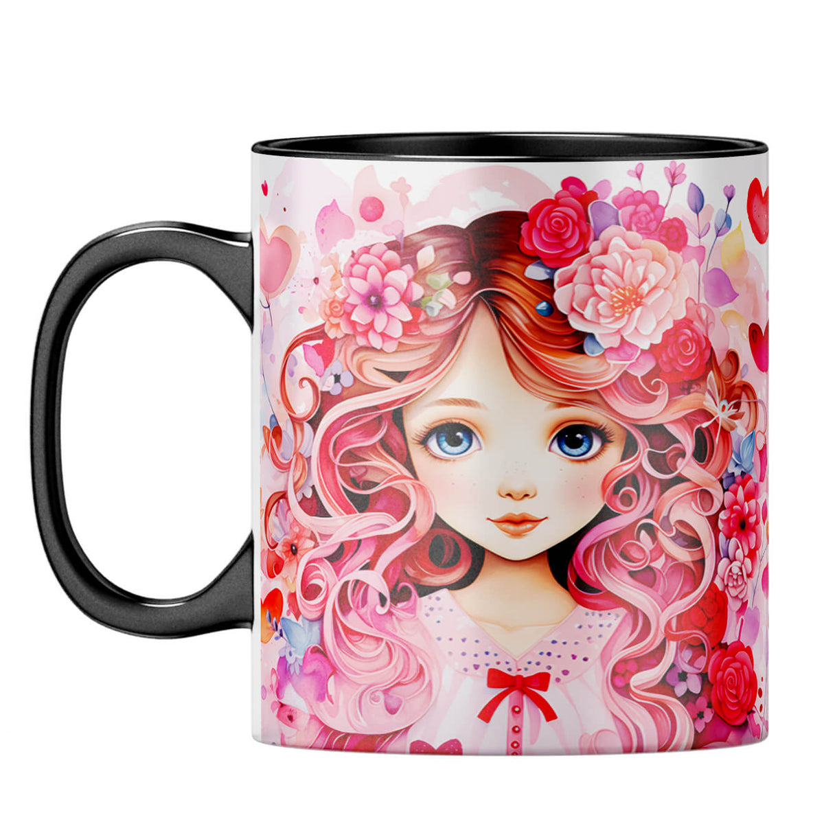 YuBingo Anime Romance Coffee Mug Black