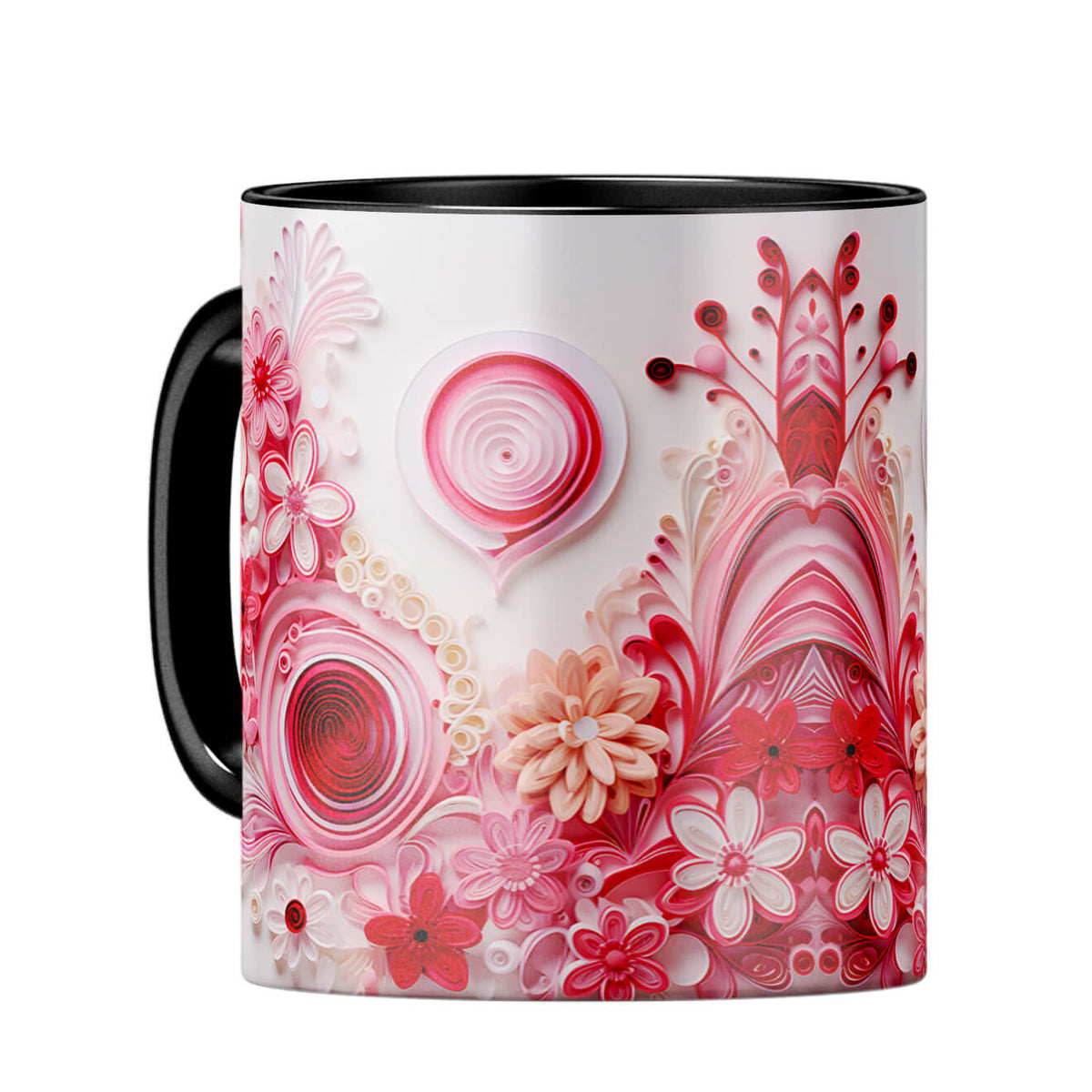 YuBingo Beautiful Design Bliss Coffee MugC-Black