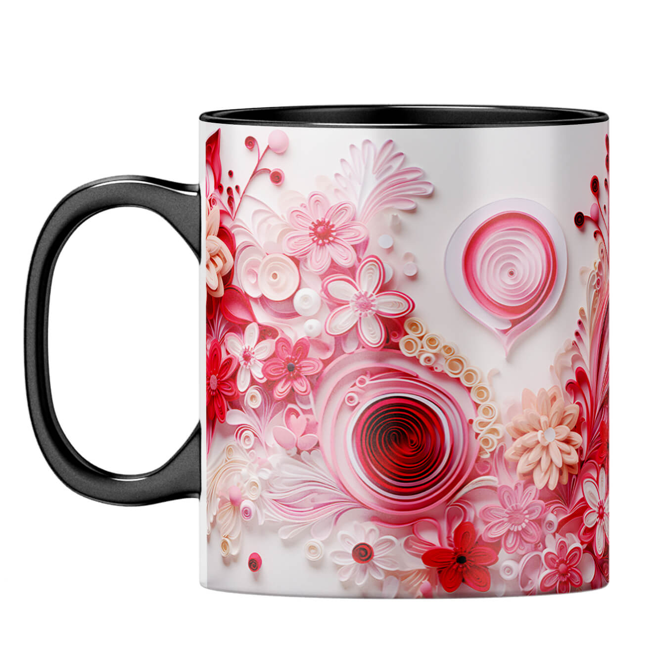 YuBingo Beautiful Design Bliss Coffee Mug Black
