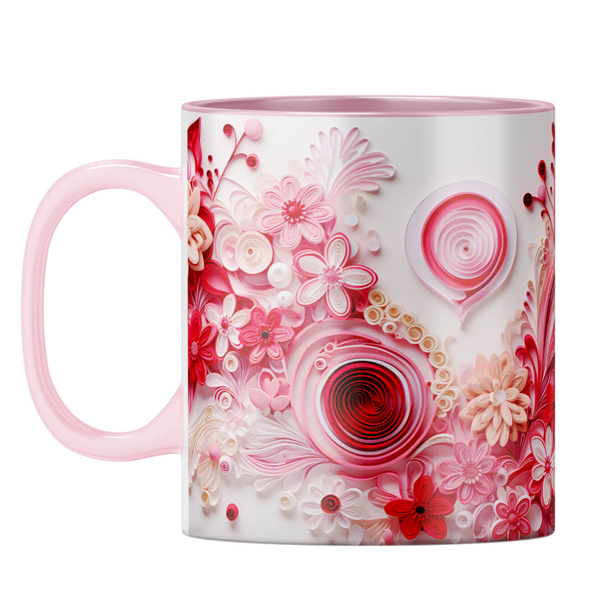 YuBingo Beautiful Design Bliss Coffee Mug Pink