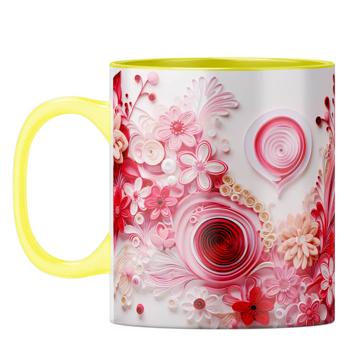 YuBingo Beautiful Design Bliss Coffee Mug Yellow