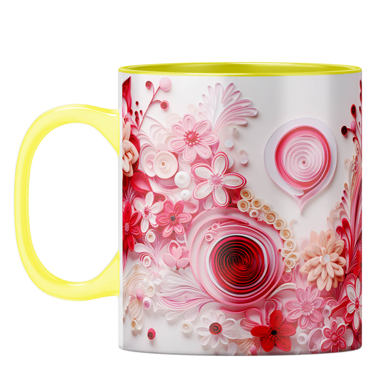 YuBingo Beautiful Design Bliss Coffee Mug Yellow