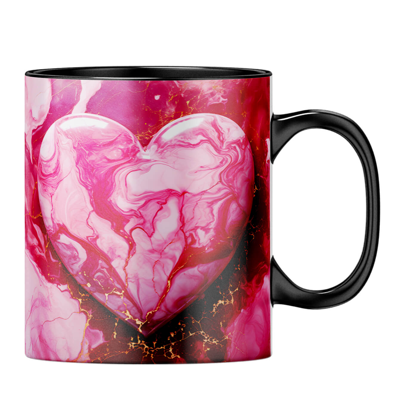 YuBingo Big Heart Dreams Coffee MugB-Black
