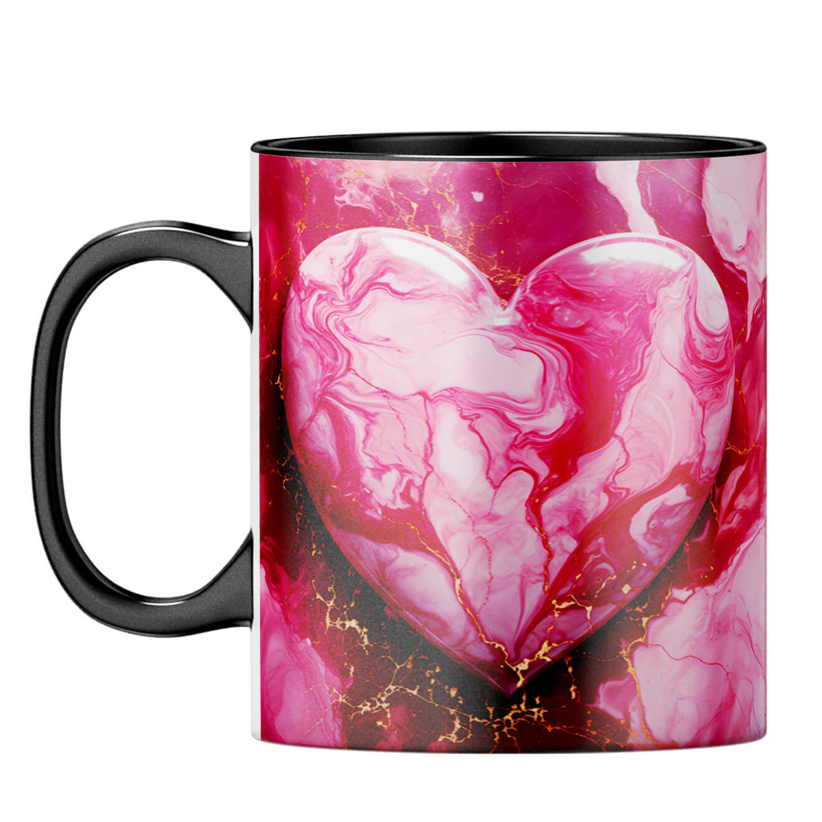 YuBingo Big Heart Dreams Coffee Mug Black