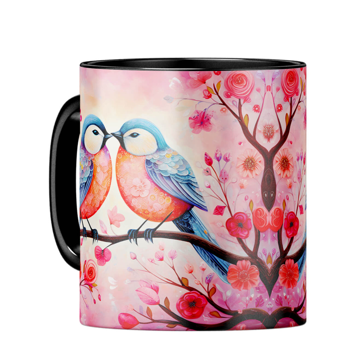 YuBingo Bird Love Serenade Coffee MugC-Black