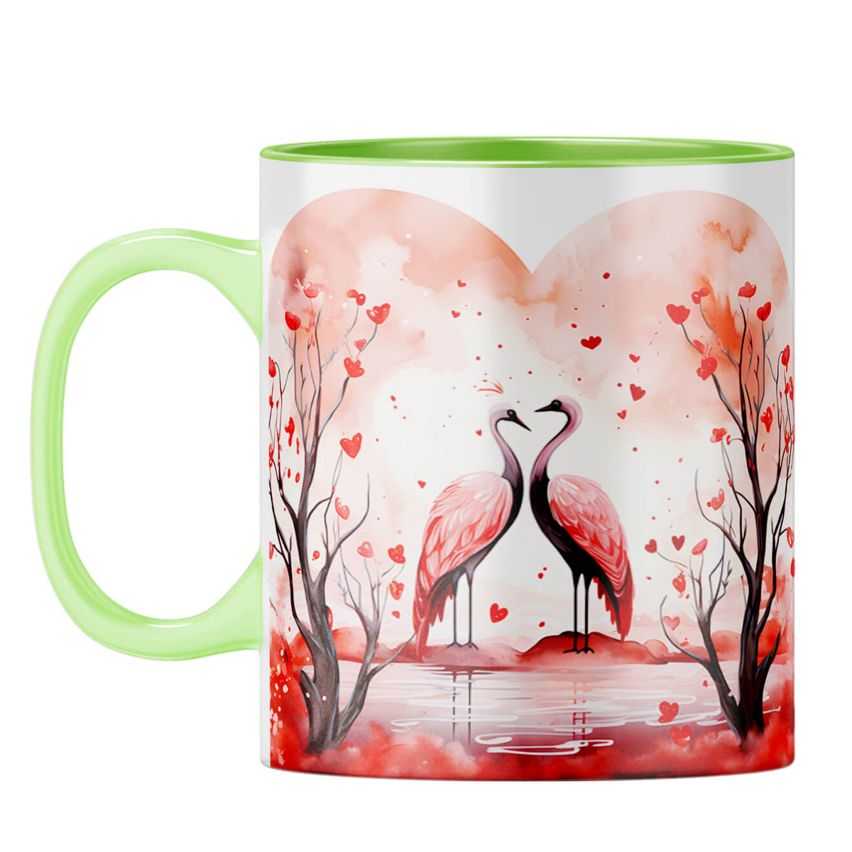 YuBingo Birdy Love Chronicles Coffee Mug Light Green