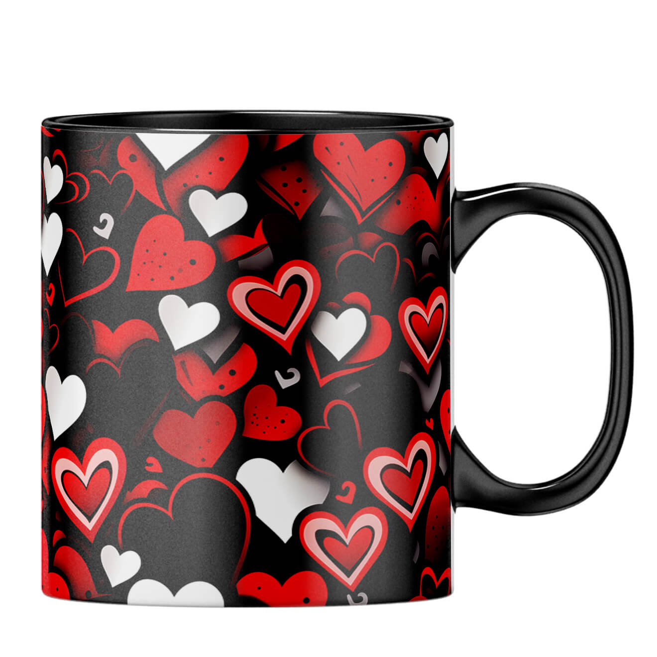 YuBingo Black Hearty Magic Dreams Coffee MugB-Black