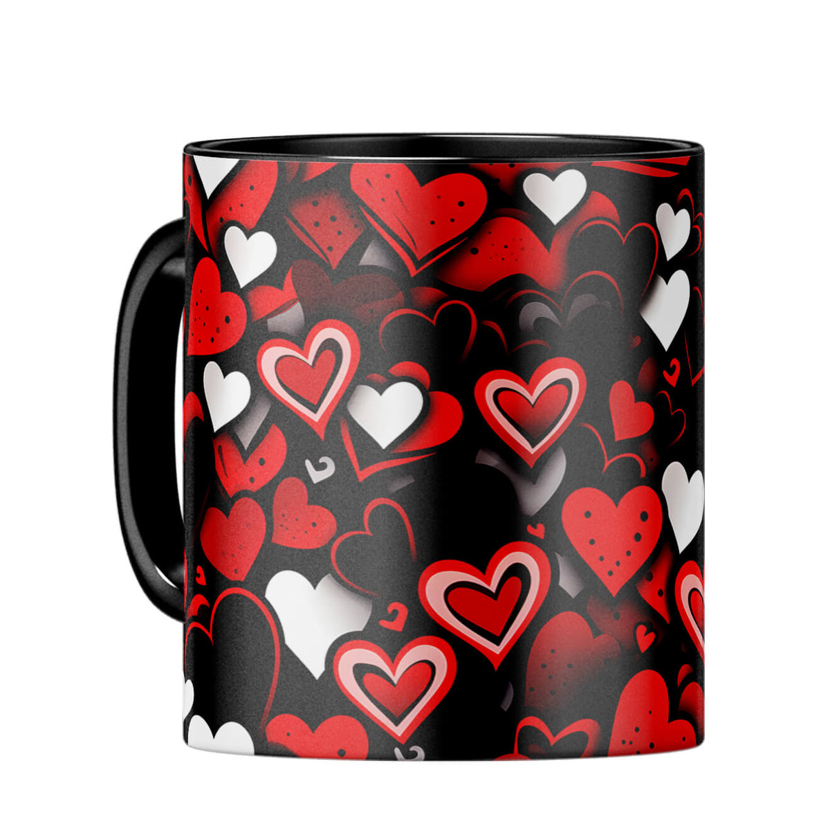 YuBingo Black Hearty Magic Dreams Coffee MugC-Black
