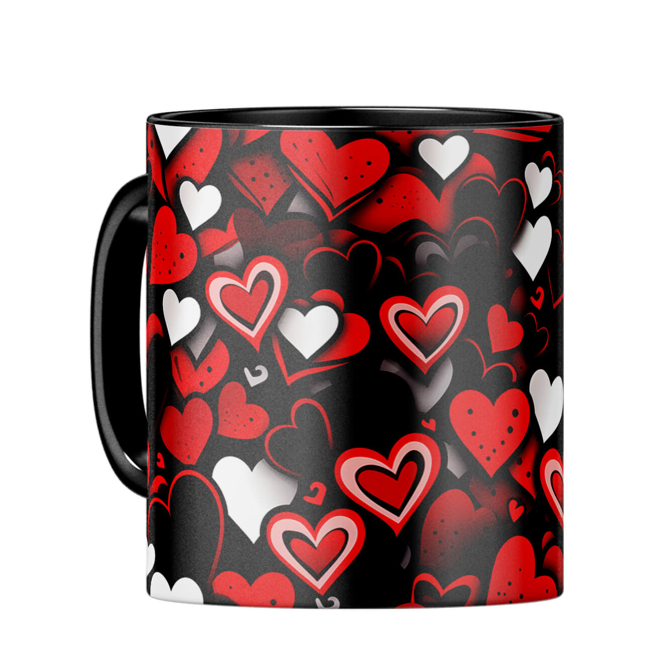 YuBingo Black Hearty Magic Dreams Coffee Mug