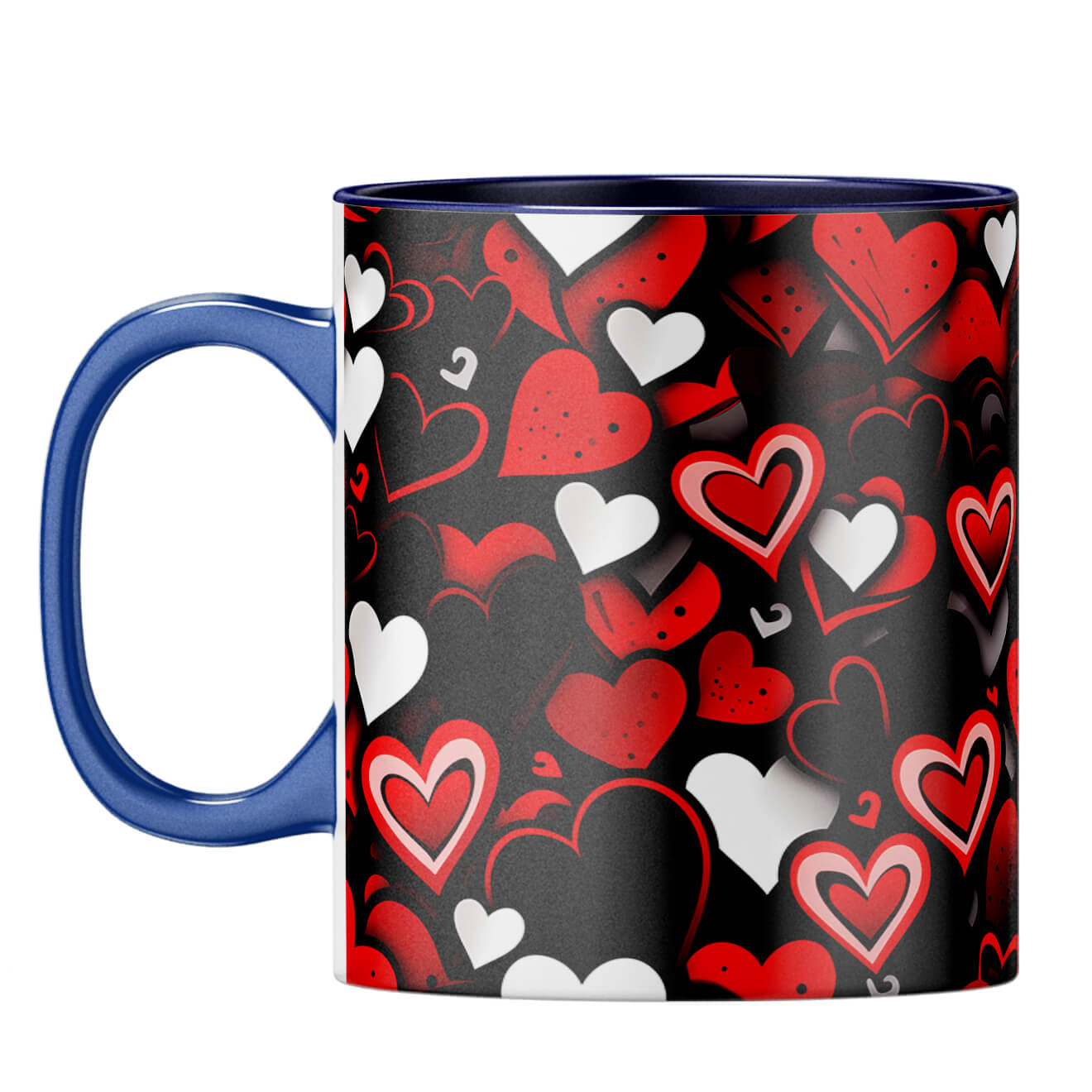 YuBingo Black Hearty Magic Dreams Coffee Mug Dark Blue