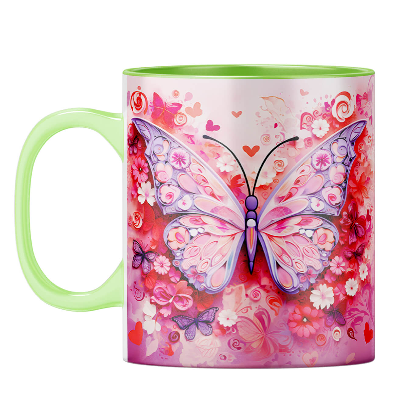 YuBingo Butterfly Bliss Coffee Mug Light Green