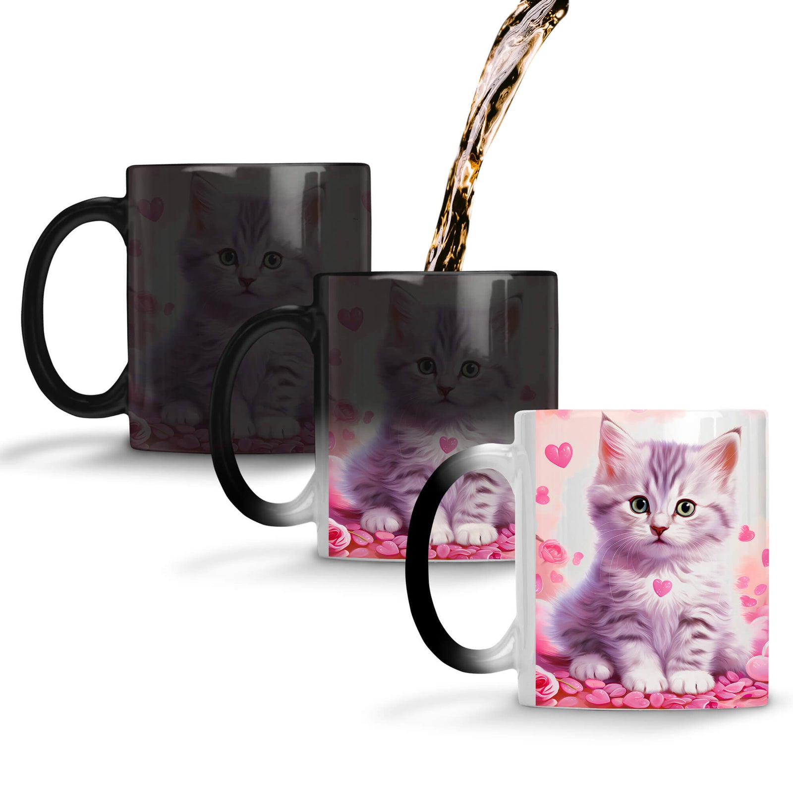 YuBingo Cat Hearts Melody Coffee Mug Magic