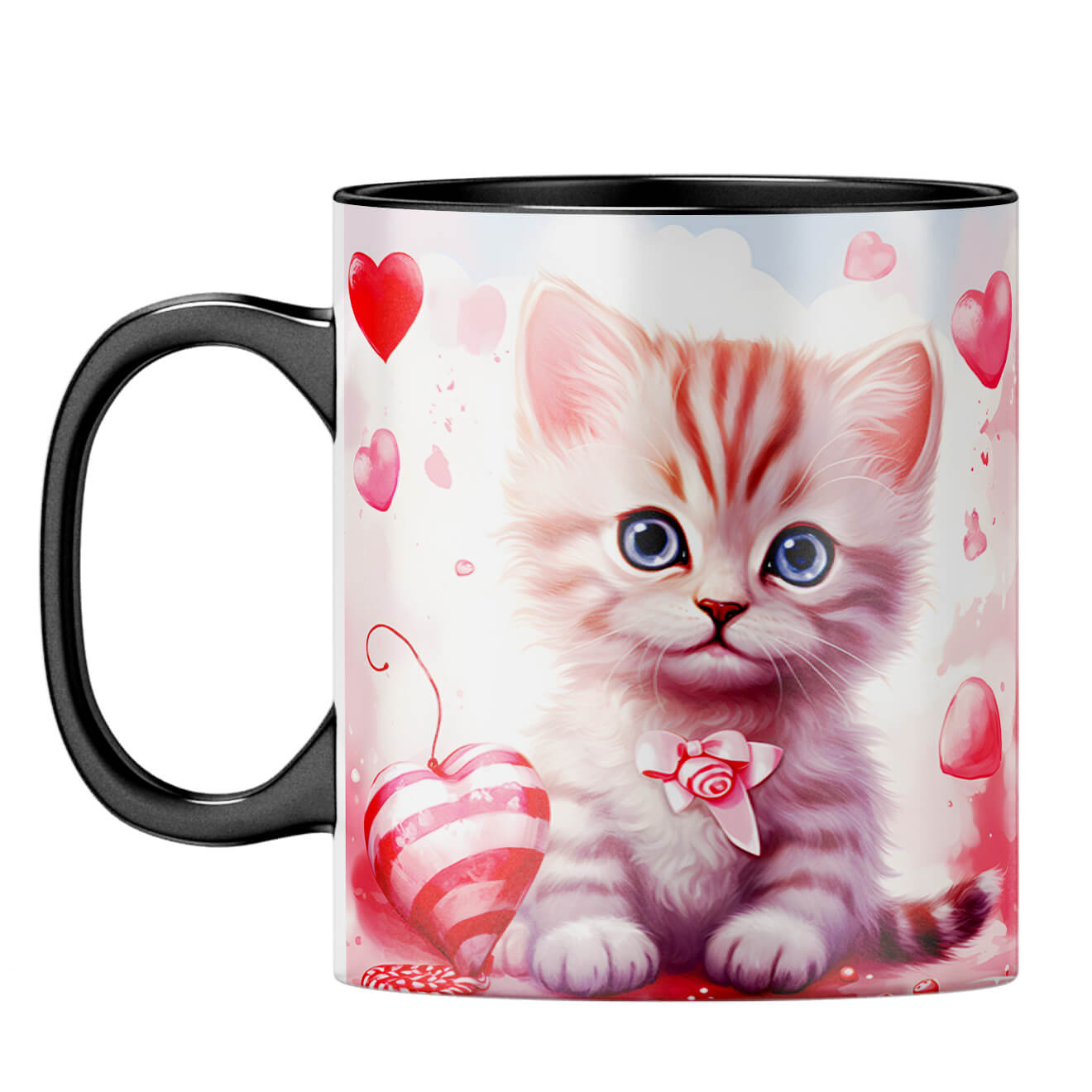 YuBingo Catty Love Chronicles Coffee Mug Black