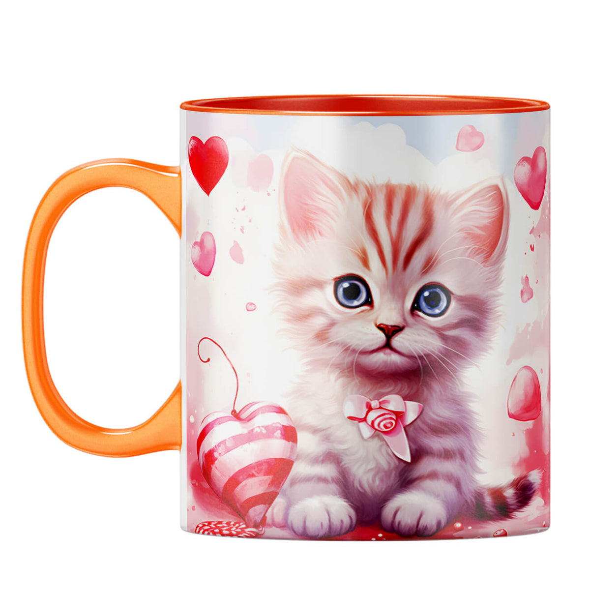 YuBingo Catty Love Chronicles Coffee Mug Orange