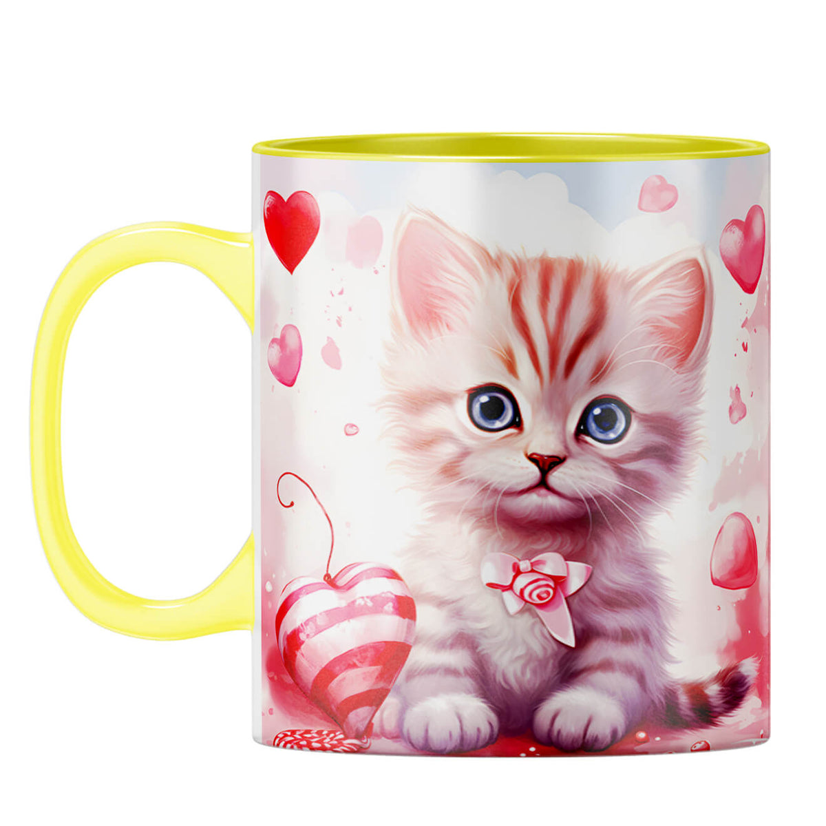 YuBingo Catty Love Chronicles Coffee Mug Yellow