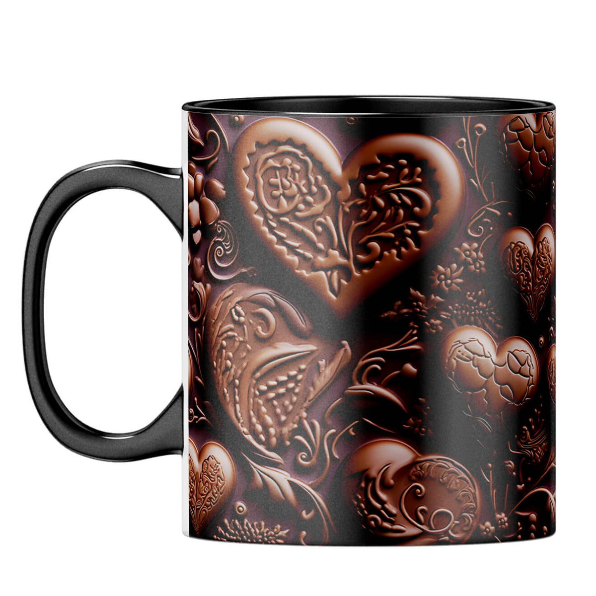 YuBingo Choco Love Delight Coffee Mug Black