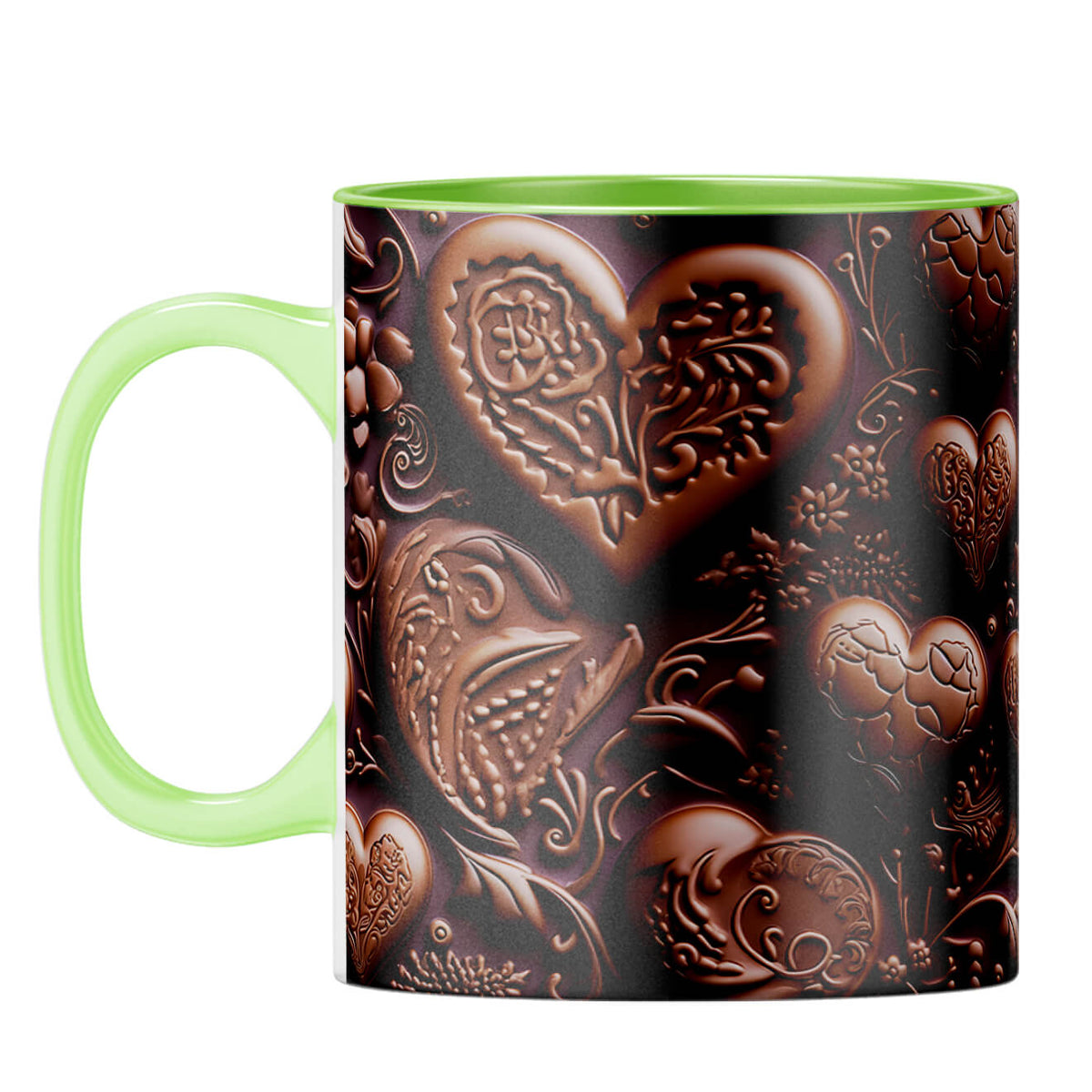 YuBingo Choco Love Delight Coffee Mug Light Green