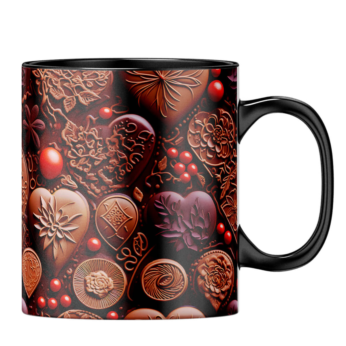 YuBingo Chocolaty Love Symphony Coffee MugB-Black