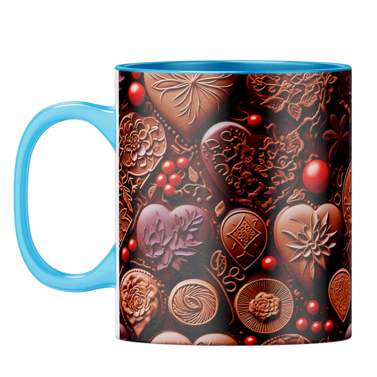 YuBingo Chocolaty Love Symphony Coffee Mug Light Blue