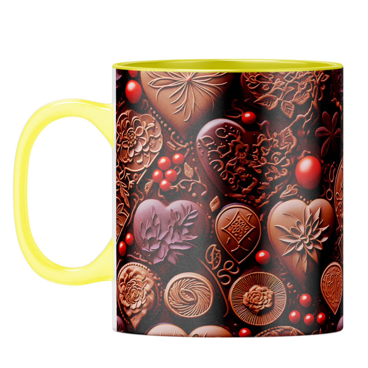 YuBingo Chocolaty Love Symphony Coffee Mug Yellow