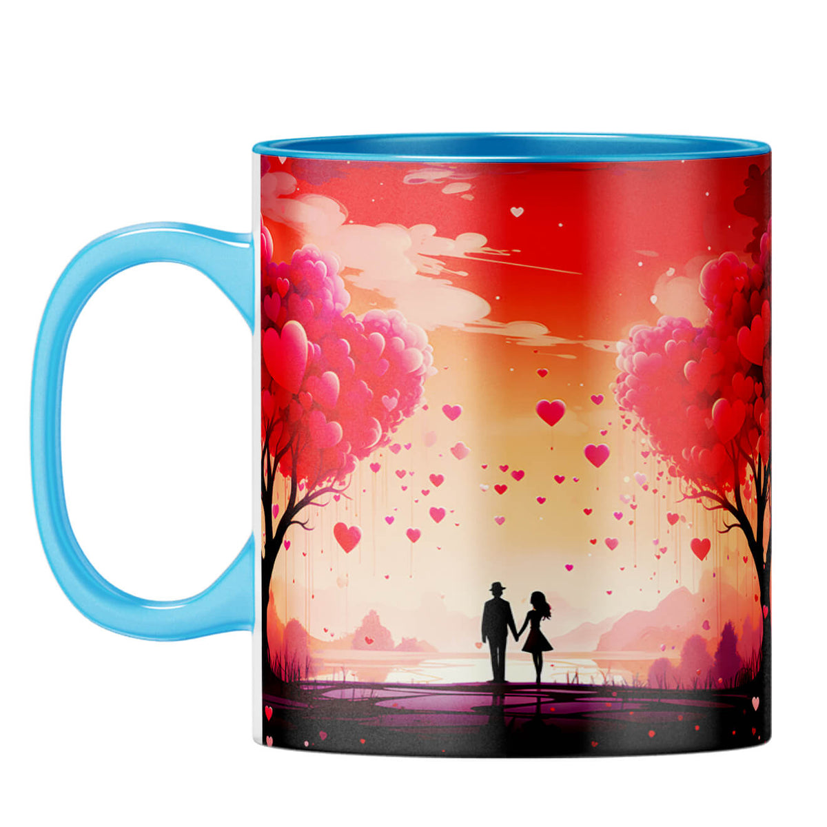 YuBingo Couple in Dream World Magic Coffee Mug Light Blue