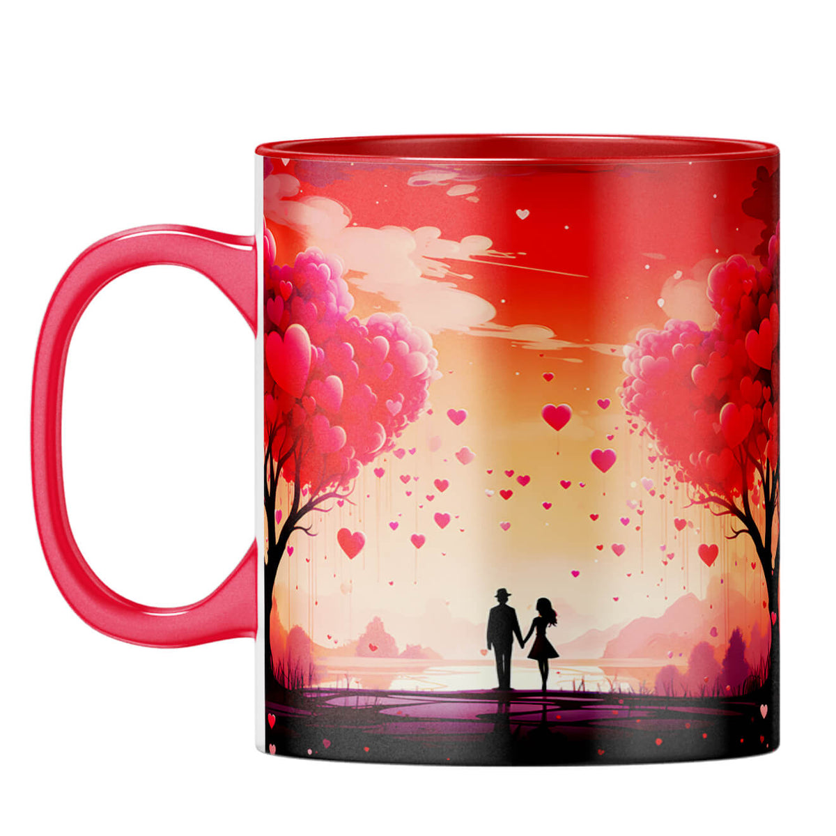 YuBingo Couple in Dream World Magic Coffee Mug Red
