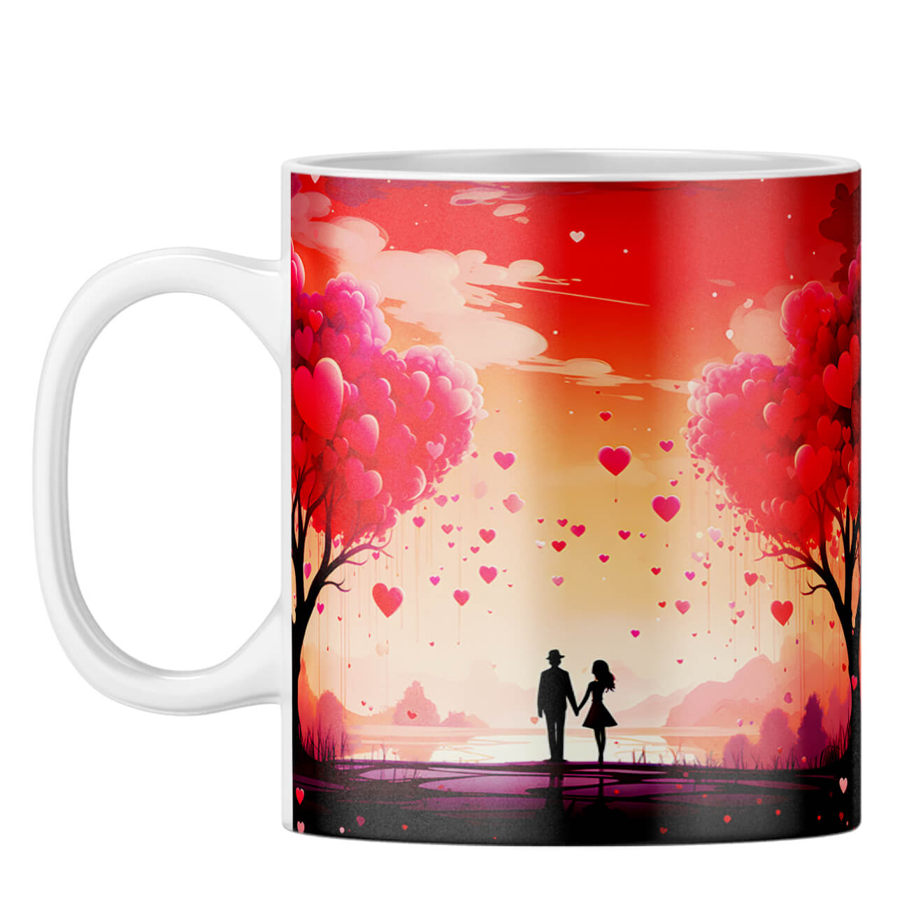 YuBingo Couple in Dream World Magic Coffee Mug White