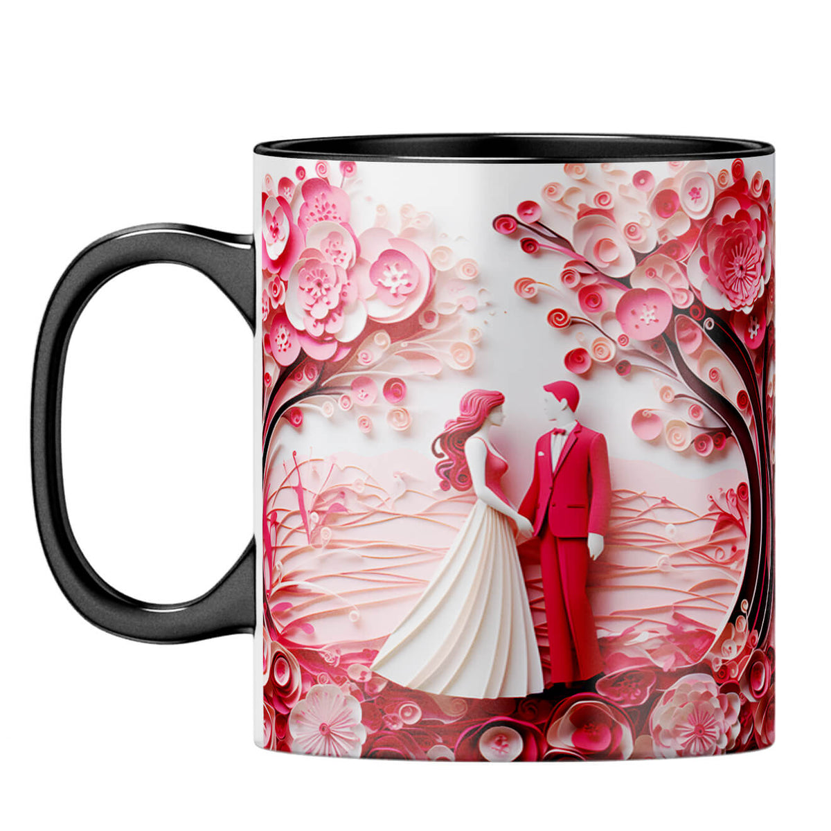 YuBingo Couple in Love Chronicles Coffee Mug Black