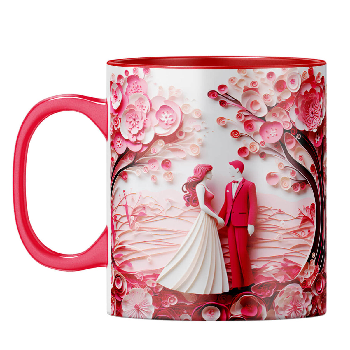 YuBingo Couple in Love Chronicles Coffee Mug Red