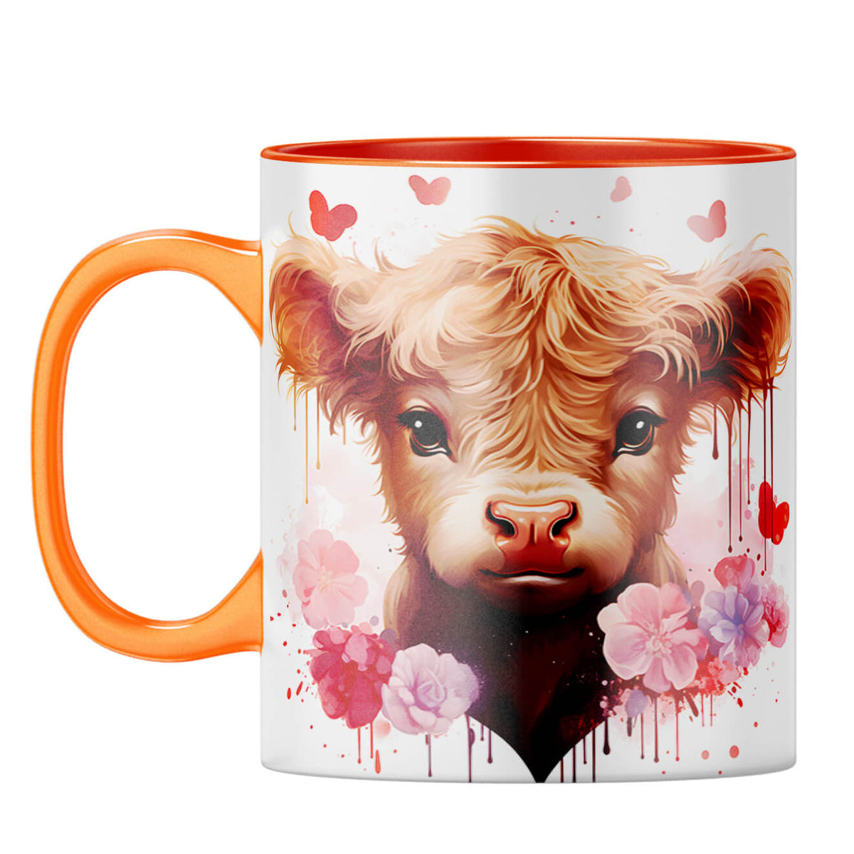YuBingo Cute Love Symphony Coffee Mug Orange