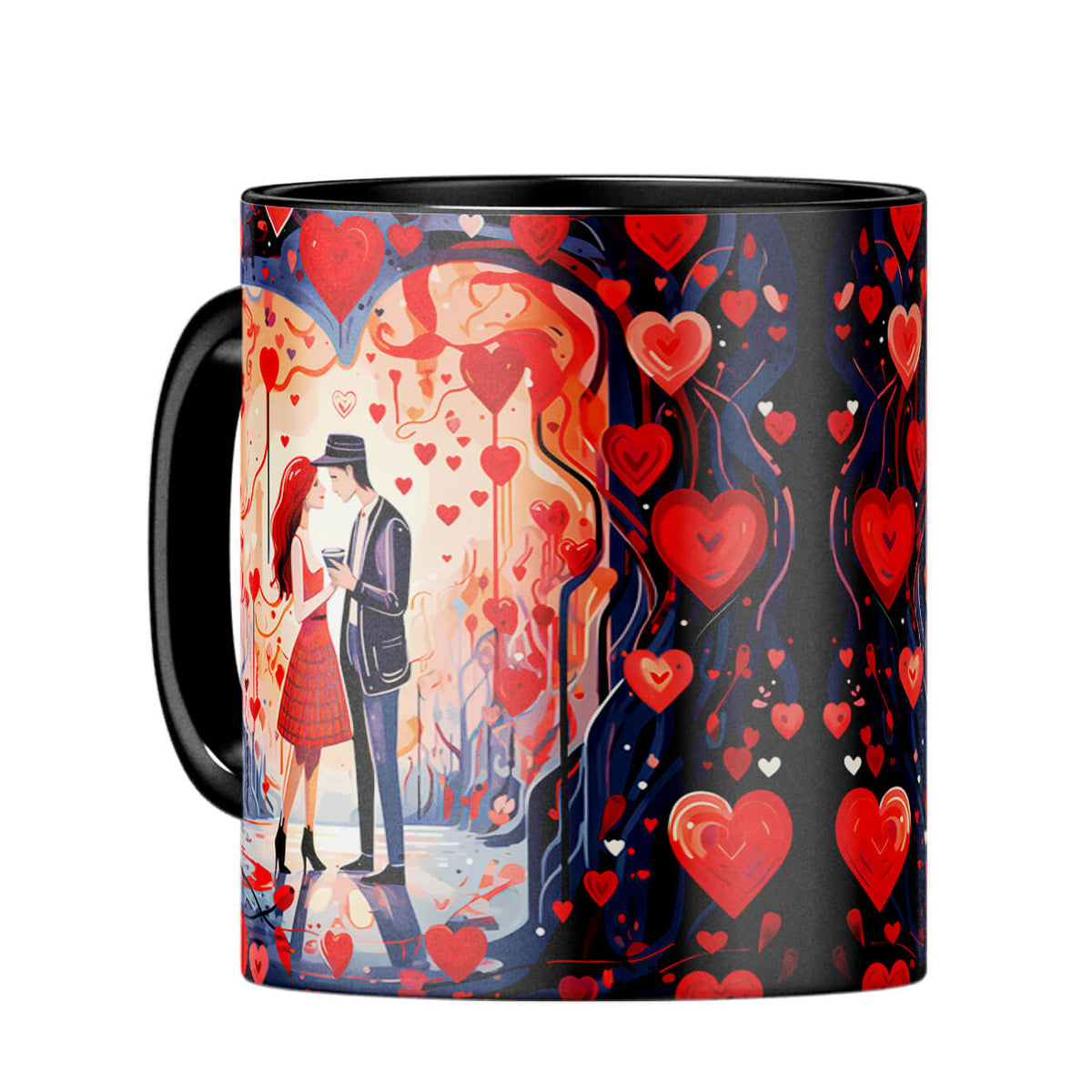 YuBingo Dashing Couple Dreams Coffee MugC-Black