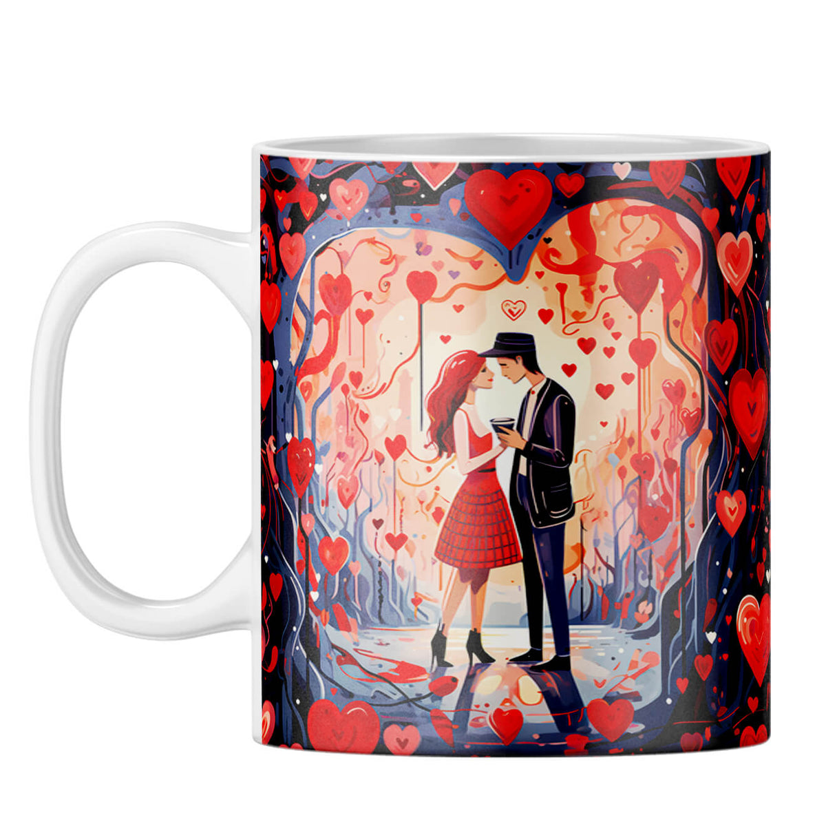 YuBingo Dashing Couple Dreams Coffee Mug White